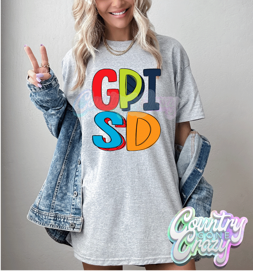 GPISD // Stripey // T-Shirt — Country Gone Crazy