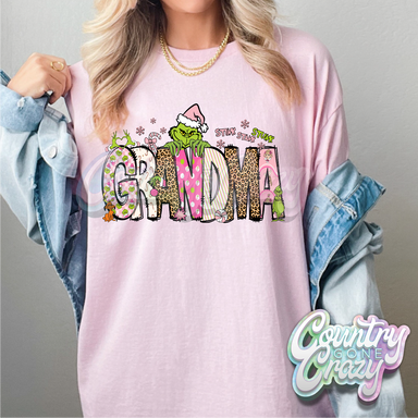 Grandma- Pink Grinch - T-Shirt-Country Gone Crazy-Country Gone Crazy