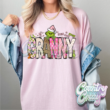 Granny - Pink Grinch - T-Shirt-Country Gone Crazy-Country Gone Crazy