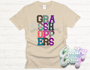 Grasshoppers Faux Applique T-Shirt-Country Gone Crazy-Country Gone Crazy