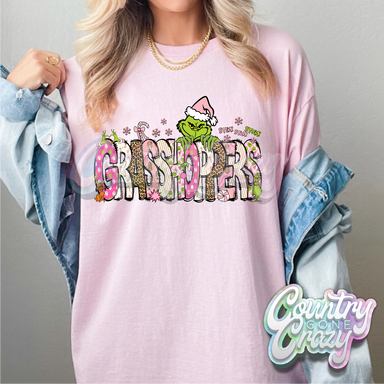Grasshoppers- Pink Grinch - T-Shirt-Country Gone Crazy-Country Gone Crazy