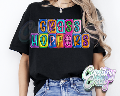 Grasshoppers •• Bubble •• T-Shirt-Country Gone Crazy-Country Gone Crazy