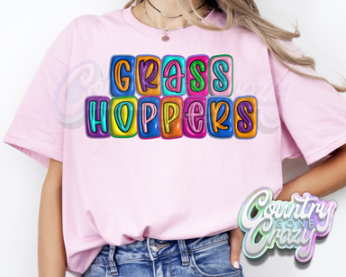 Grasshoppers •• Bubble •• T-Shirt-Country Gone Crazy-Country Gone Crazy