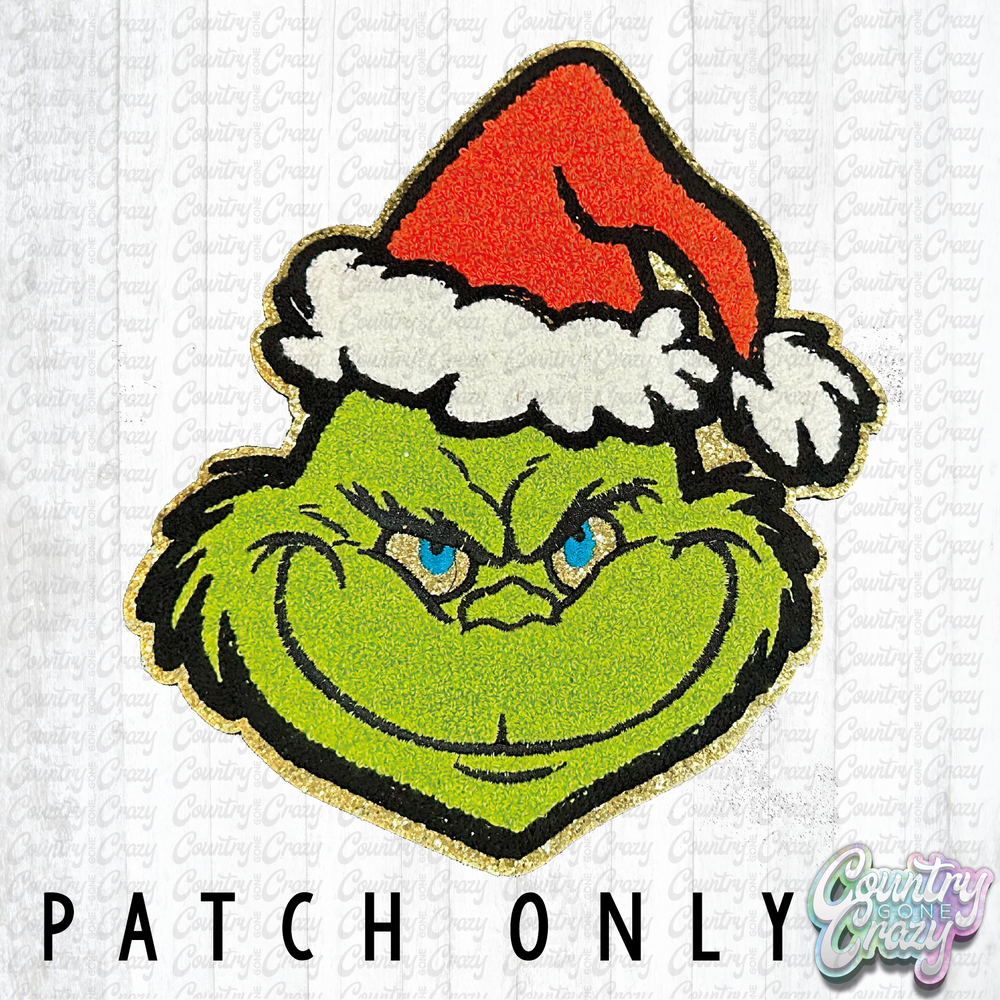 Embroidery Chenille Christmas Patch, Iron on Patches