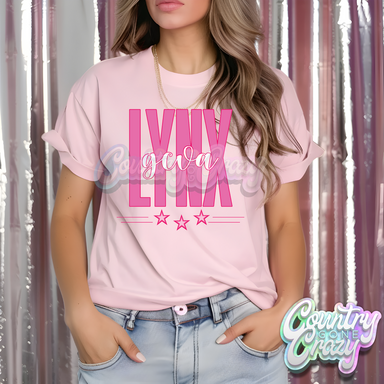 GVCA Lynx • Pink Fierce • T-Shirt-Country Gone Crazy-Country Gone Crazy