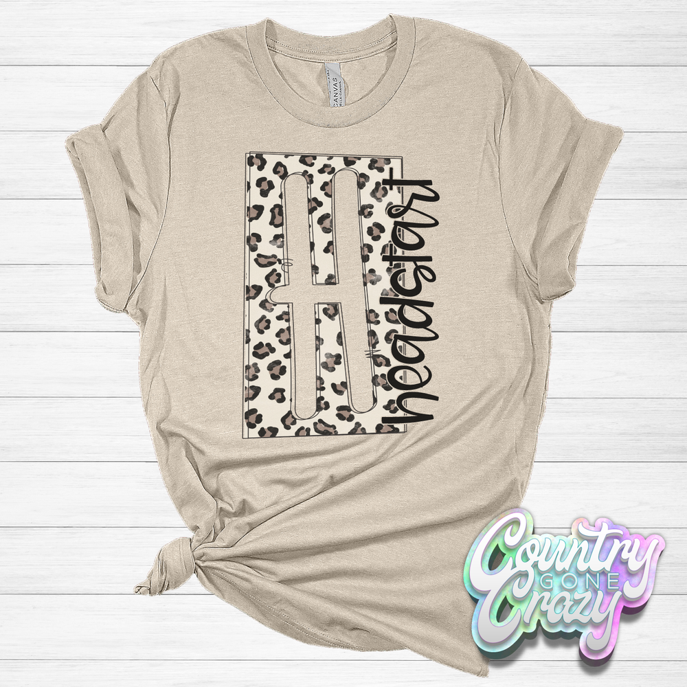 Headstart - Boxed Leopard Bella Canvas T-Shirt-Country Gone Crazy-Country Gone Crazy