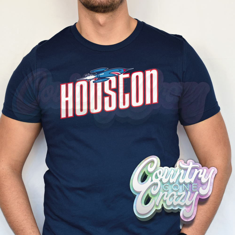 H-TOWN ROCKETS - NAVY T-SHIRT-Country Gone Crazy-Country Gone Crazy