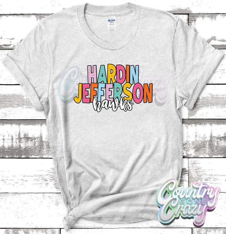 Hardin Jefferson Hawks Playful T-Shirt-Country Gone Crazy-Country Gone Crazy