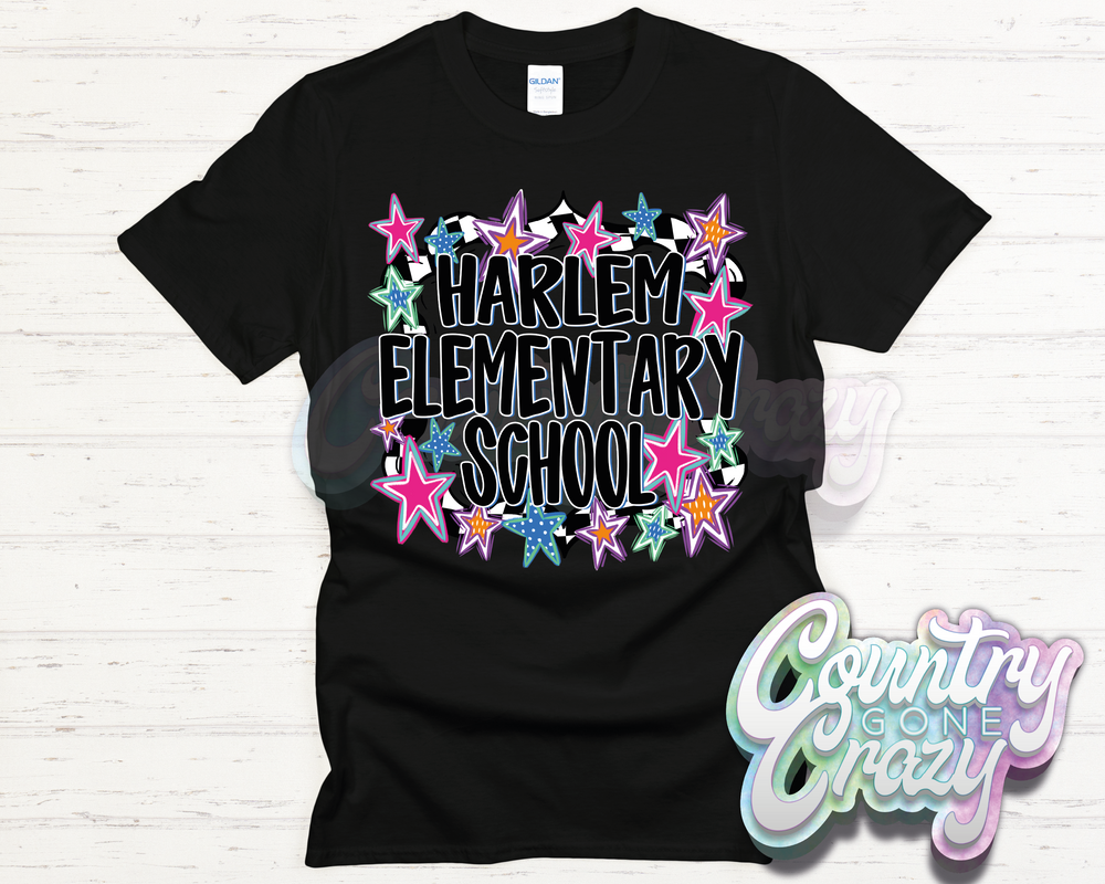 Harlem Elementary // ALL STAR // T-Shirt-Country Gone Crazy-Country Gone Crazy