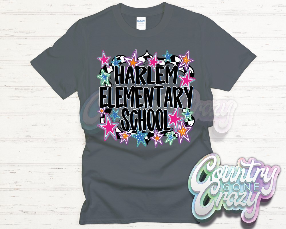 Harlem Elementary // ALL STAR // T-Shirt-Country Gone Crazy-Country Gone Crazy