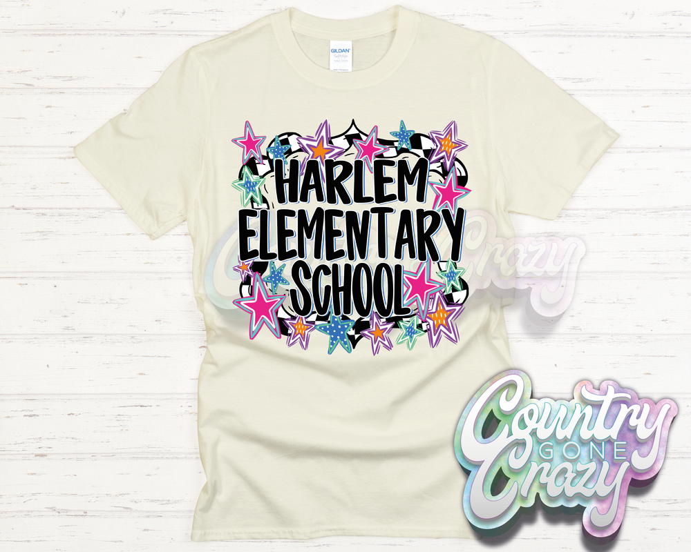 Harlem Elementary // ALL STAR // T-Shirt-Country Gone Crazy-Country Gone Crazy