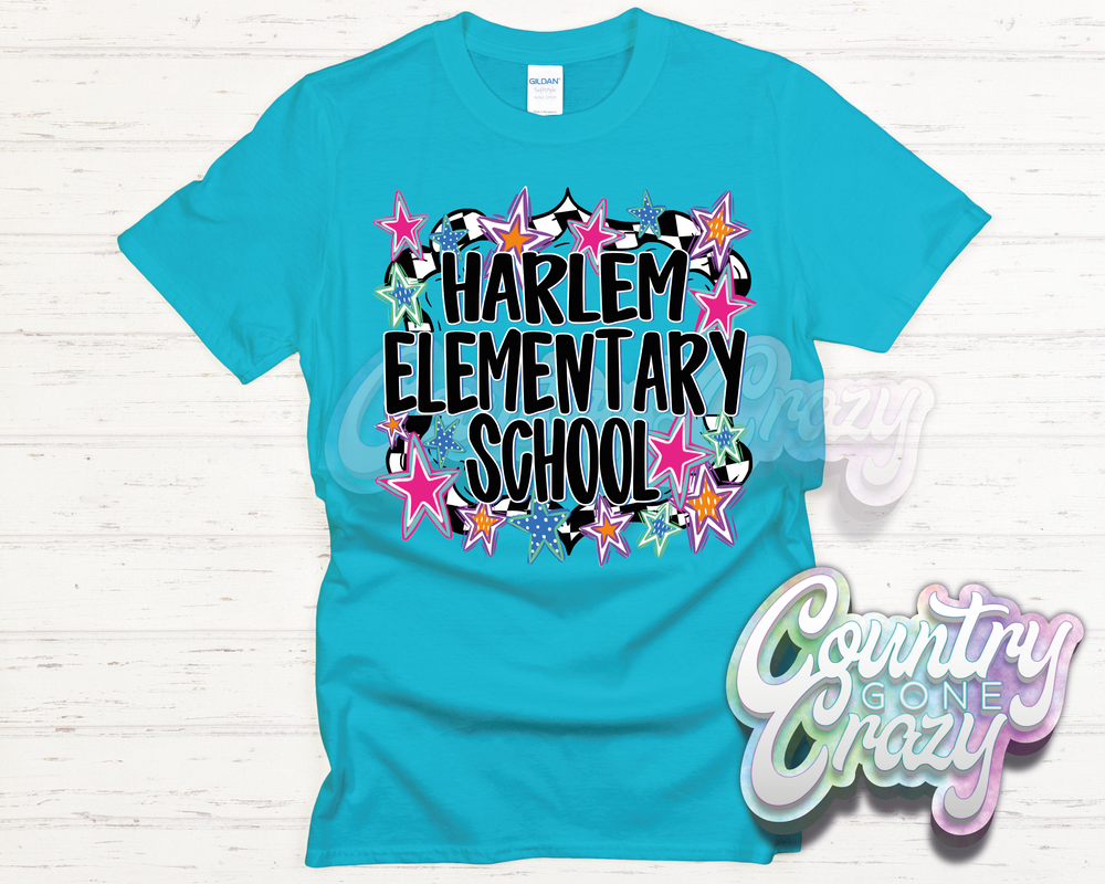 Harlem Elementary // ALL STAR // T-Shirt-Country Gone Crazy-Country Gone Crazy