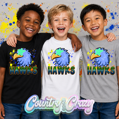 HAWKS > SPLASH CHAOS >-Gildan-Country Gone Crazy