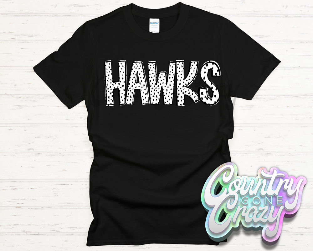 Hawks •• Dottie •• T-Shirt-Country Gone Crazy-Country Gone Crazy
