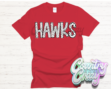 Hawks •• Dottie •• T-Shirt-Country Gone Crazy-Country Gone Crazy