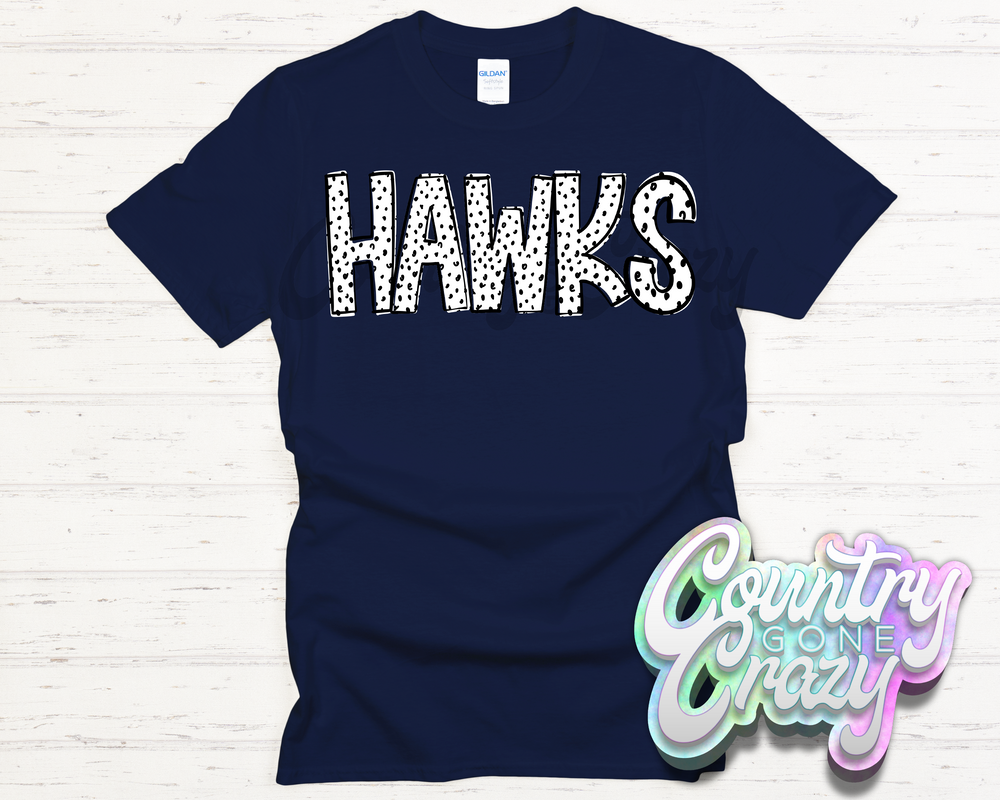 Hawks •• Dottie •• T-Shirt-Country Gone Crazy-Country Gone Crazy