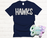 Hawks •• Dottie •• T-Shirt-Country Gone Crazy-Country Gone Crazy