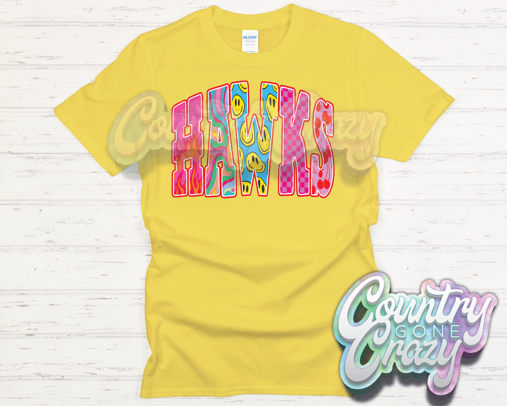 HAWKS // GOOD VIBES // T-Shirt-Country Gone Crazy-Country Gone Crazy