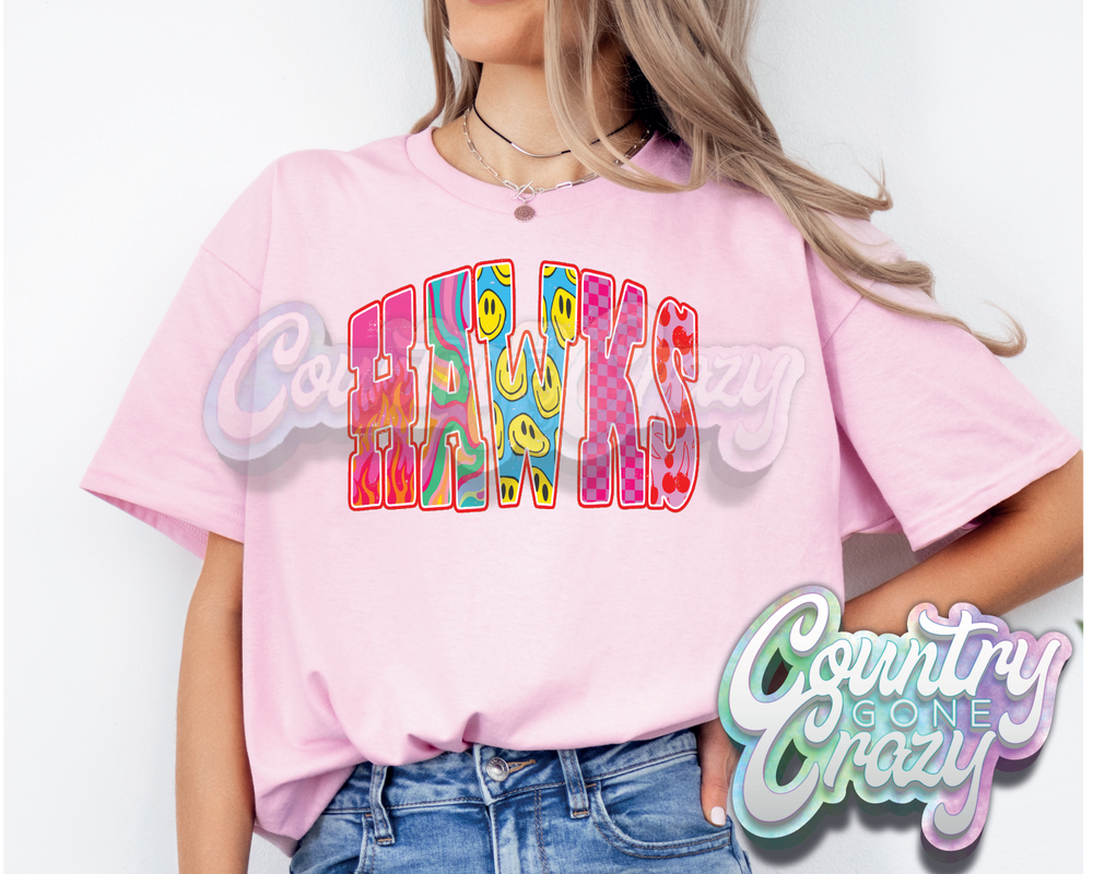 HAWKS // GOOD VIBES // T-Shirt-Country Gone Crazy-Country Gone Crazy