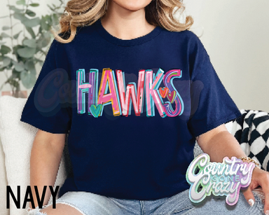 Hawks • Splash • T-Shirt-Country Gone Crazy-Country Gone Crazy