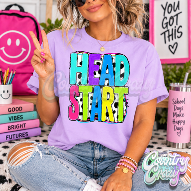 HEADSTART ** COLOR POP ** T-SHIRT-Country Gone Crazy-Country Gone Crazy