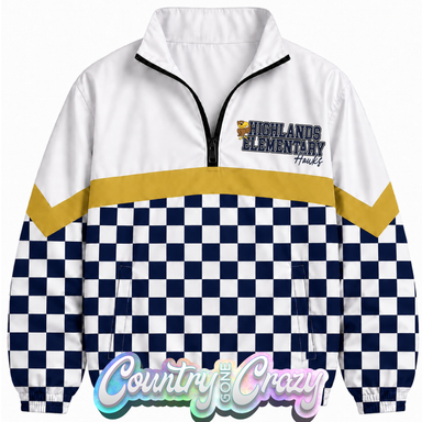 HIGHLANDS ELEMENTARY HAWKS WINDBREAKER // *PRE-ORDER**-Country Gone Crazy-Country Gone Crazy