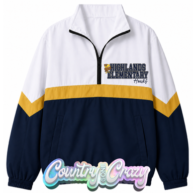 HIGHLANDS ELEMENTARY HAWKS WINDBREAKER // *PRE-ORDER**-Country Gone Crazy-Country Gone Crazy