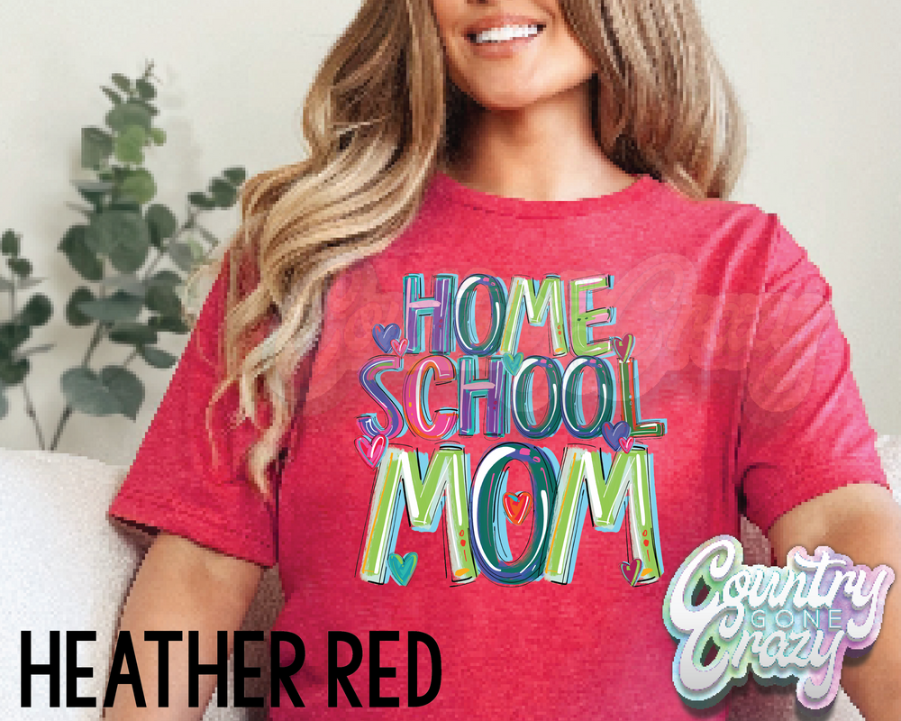 Home School Mom • Splash • T-Shirt-Country Gone Crazy-Country Gone Crazy