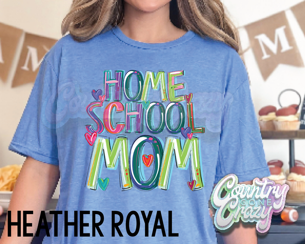 Home School Mom • Splash • T-Shirt-Country Gone Crazy-Country Gone Crazy