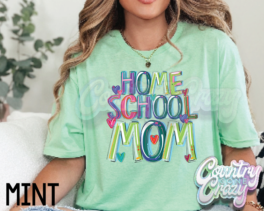 Home School Mom • Splash • T-Shirt-Country Gone Crazy-Country Gone Crazy