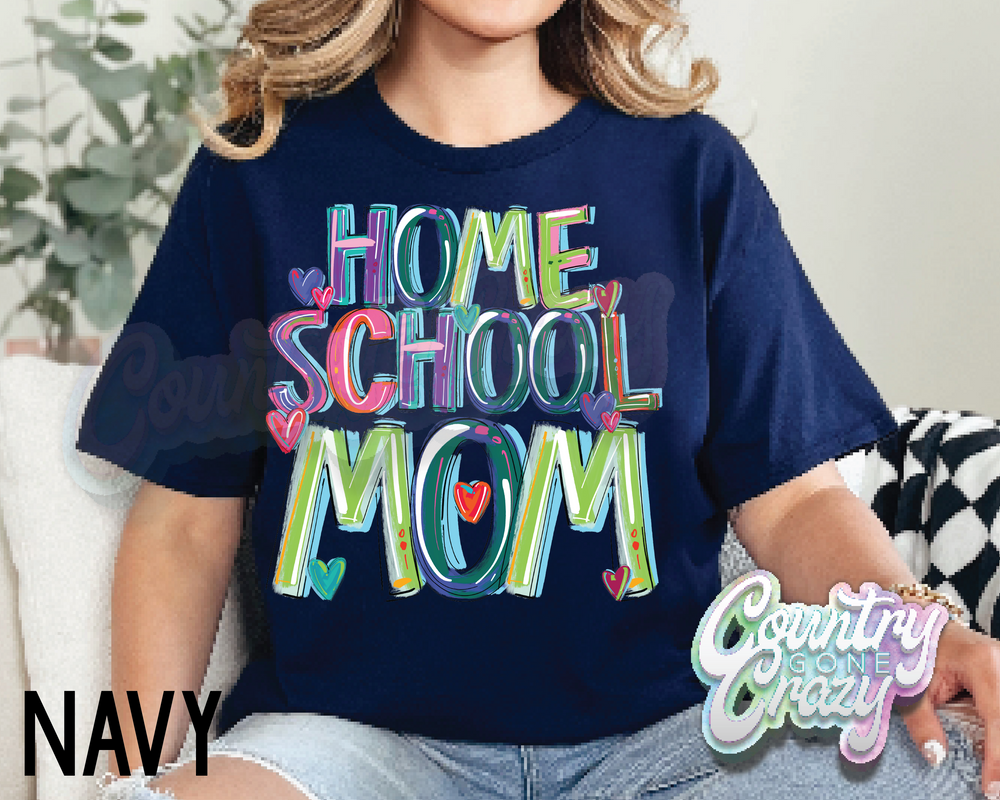 Home School Mom • Splash • T-Shirt-Country Gone Crazy-Country Gone Crazy