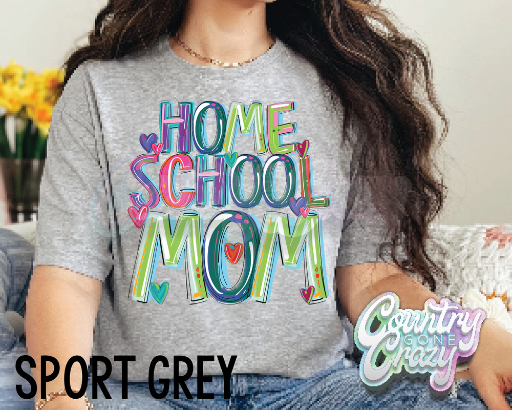 Home School Mom • Splash • T-Shirt-Country Gone Crazy-Country Gone Crazy