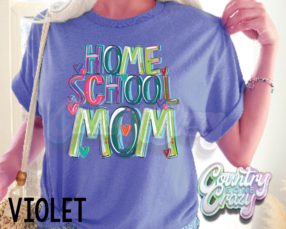 Home School Mom • Splash • T-Shirt-Country Gone Crazy-Country Gone Crazy