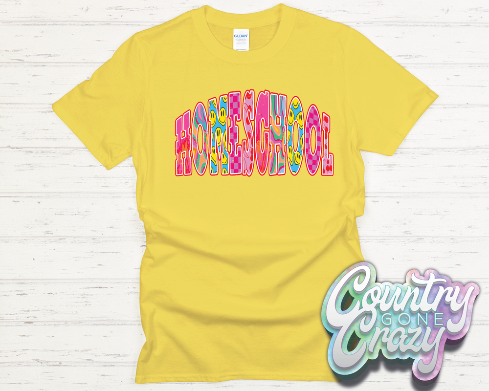 HOMESCHOOL // GOOD VIBES // T-Shirt-Country Gone Crazy-Country Gone Crazy