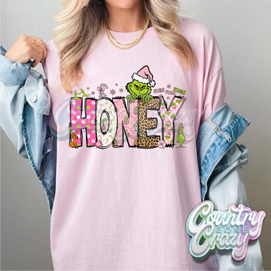 Honey - Pink Grinch - T-Shirt-Country Gone Crazy-Country Gone Crazy