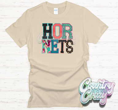 Hornets Faux Applique T-Shirt-Country Gone Crazy-Country Gone Crazy