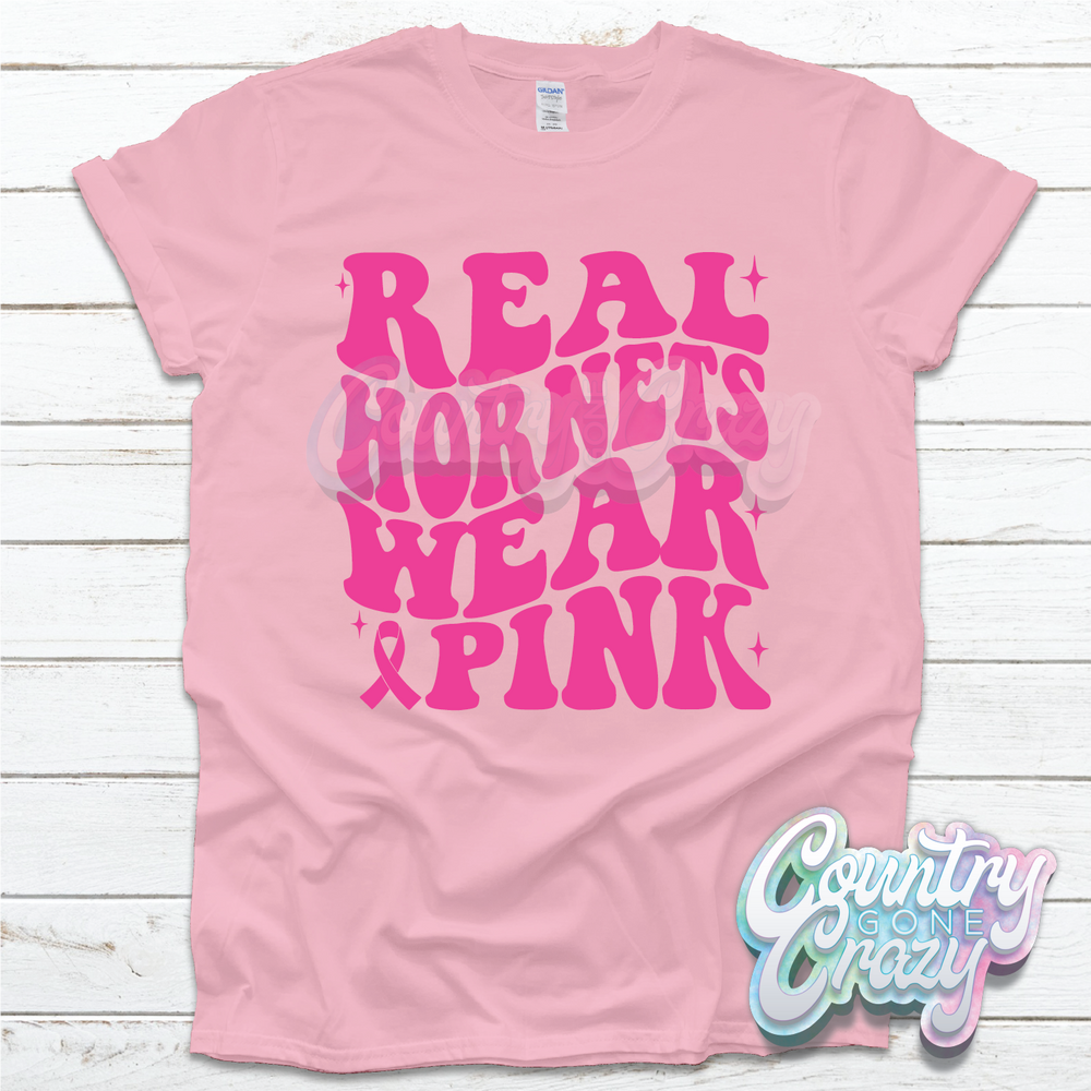 Hornets Breast Cancer T-Shirt-Country Gone Crazy-Country Gone Crazy