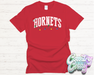 HORNETS - CHRISTMAS LIGHTS - T-SHIRT-Country Gone Crazy-Country Gone Crazy