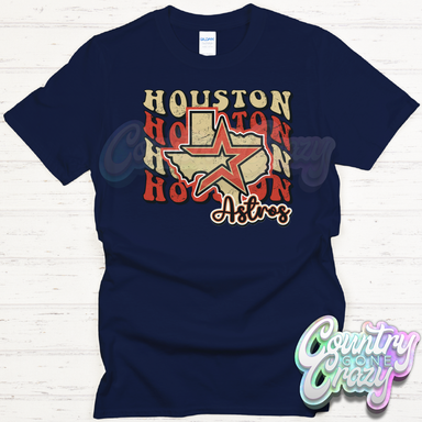 Wavy Houston - T-Shirt-Country Gone Crazy-Country Gone Crazy