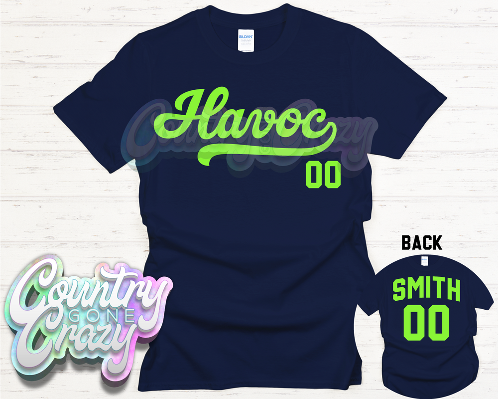 Havoc - Navy Shirt-Country Gone Crazy-Country Gone Crazy