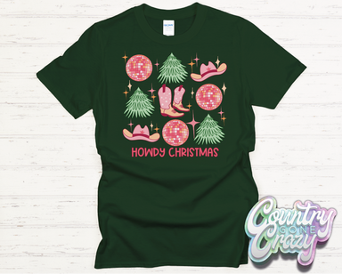 Howdy Christmas - Forest - T-Shirt-Country Gone Crazy-Country Gone Crazy