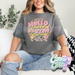 HELLO SPRING - CHARCOAL T-SHIRT-Country Gone Crazy-Country Gone Crazy