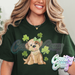 ST. PATRICKS GIRL PUPPY - FOREST T-SHIRT-Country Gone Crazy-Country Gone Crazy