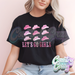 LETS GO GIRLS PINK // BLACK T-SHIRT-Country Gone Crazy-Country Gone Crazy