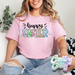 HAPPY EASTER PASTEL PATTERNS - LIGHT PINK T-SHIRT-Country Gone Crazy-Country Gone Crazy