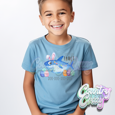 LET'S GO HUNT DOO-DOO - LIGHT BLUE T-SHIRT-Country Gone Crazy-Country Gone Crazy