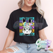 TIE DYE EASTER BUNNY - BLACK T-SHIRT-Country Gone Crazy-Country Gone Crazy