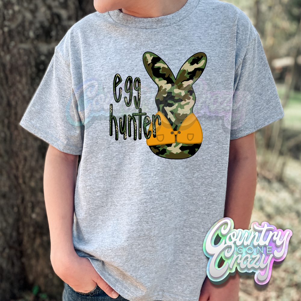 CAMO EGG HUNTER PEEP - SPORT GREY T-SHIRT-Country Gone Crazy-Country Gone Crazy