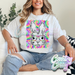 BUNNY TYE DYE - ASH T-SHIRT-Country Gone Crazy-Country Gone Crazy