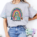 AUTISM AWARENESS RAINBOW - SPORT GREY T-SHIRT-Country Gone Crazy-Country Gone Crazy